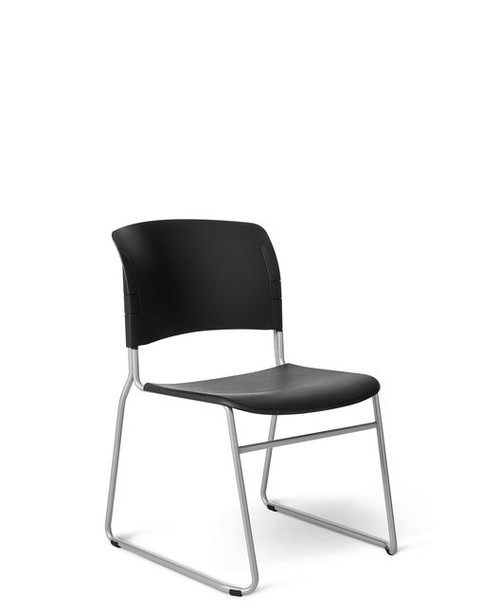 High-Density Sled-Base Contoured Stackable Guest Chair - OM Seating High-Density Sled-Base Contoured Stackable Guest Chair - OM Seating