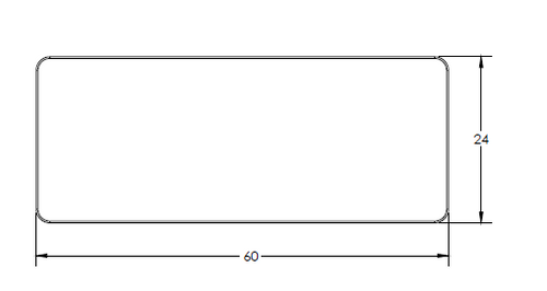 Flowform Outdoor Rectangle Table - Smith System 56213