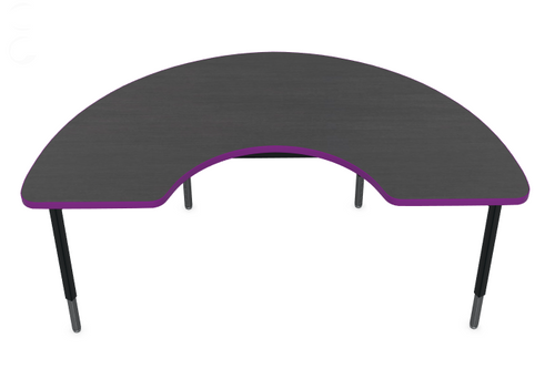 Planner Half Moon Activity Table - Smith System 25650 Planner Half Moon Activity Table - Smith System 25650