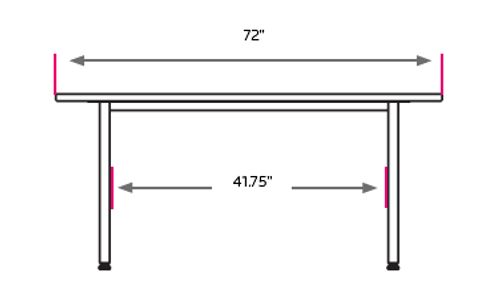 Planner Contour Activity Table - Smith System 25660 Planner Contour Activity Table - Smith System 25660