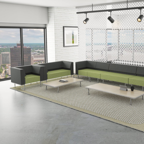 Akt Soft Seating Lounge Loveseat - MooreCo AK-LO-296618 - Sold Individually Akt Soft Seating Lounge Loveseat - MooreCo AK-LO-296618 - Sold Individually