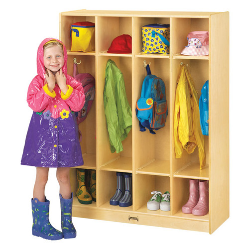 4 Section Coat Locker - Jonti-Craft 0268JC 4 Section Coat Locker - Jonti-Craft 0268JC
