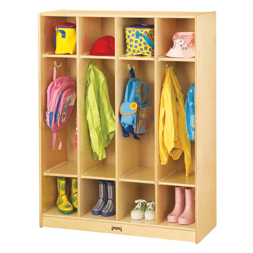 4 Section Coat Locker - Jonti-Craft 0268JC 4 Section Coat Locker - Jonti-Craft 0268JC