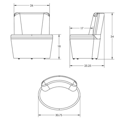 Flowform Learn Lounge Package, 6 Piece Double Pod - Smith System Flowform Learn Lounge Package, 6 Piece Double Pod - Smith System