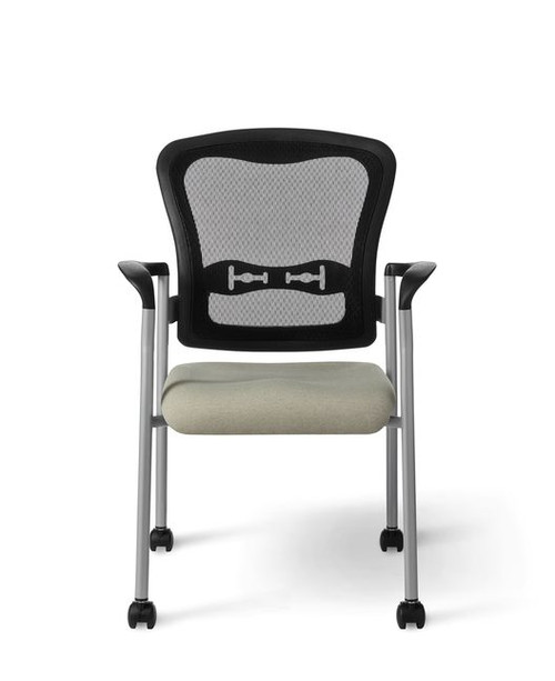Mobile Stackable Guest Chair with Mesh Back - OM Seating SG5K Mobile Stackable Guest Chair with Mesh Back - OM Seating SG5K
