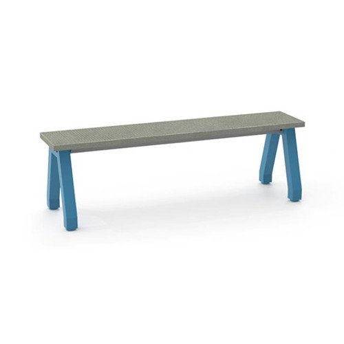 Planner Studio Laminate Single Bench - Smith System (12"D Seating/17"D Legs)