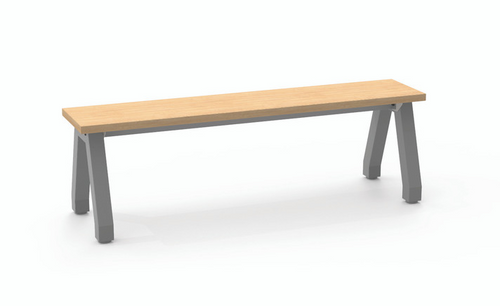 Planner Studio Butcher Block Single Bench - Smith System Planner Studio Butcher Block Single Bench - Smith System