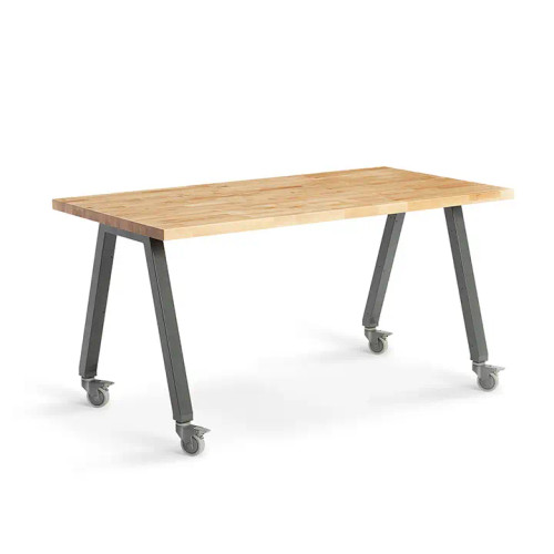 Butcher Block Planner Studio Fixed Height Table Butcher Block Planner Studio Fixed Height Table