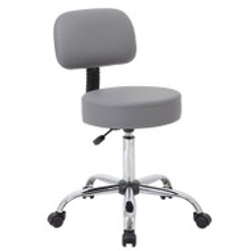 Be Well Medical Spa Professional Adjustable Stool with Back - Boss B245 Be Well Medical Spa Professional Adjustable Stool with Back - Boss B245