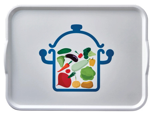 Camtray with Handles Pack of 12, customization example - Cambro Camtray with Handles Pack of 12, customization example - Cambro