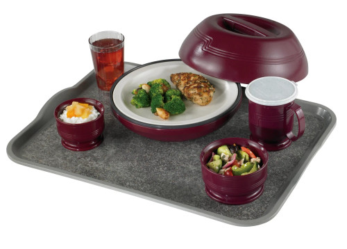 Camtray Versa Non-Skid Cafeteria Tray with Handles Pack of 12, items on tray not included - Cambro Camtray Versa Non-Skid Cafeteria Tray with Handles Pack of 12, items on tray not included - Cambro