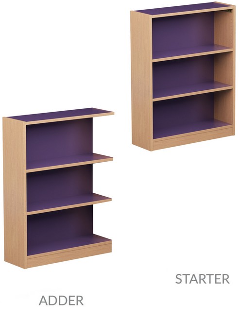 Russwood Inspire Series Single Face Straight Shelving - Starter  Russwood Inspire Series Single Face Straight Shelving - Starter