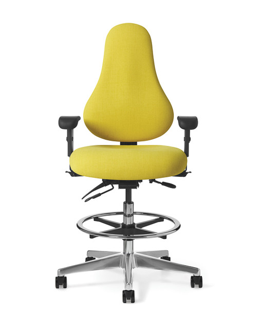 Discovery Back Foot Ring Tall Stool - OM Seating DB56