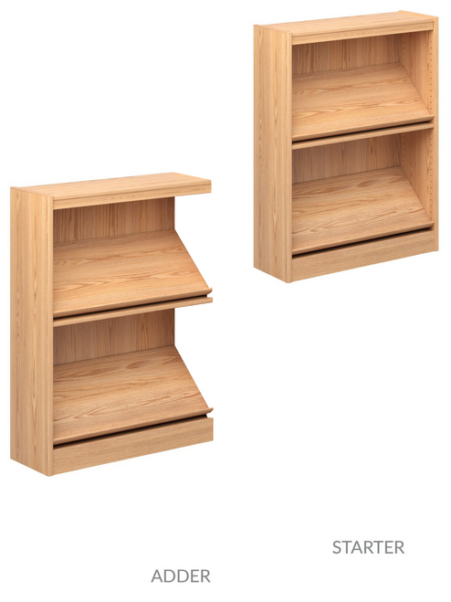 Stately Series Periodical Shelving Adder - Russwood Stately Series Periodical Shelving Adder - Russwood
