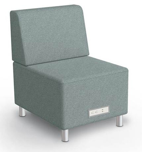 Elevate Wind 2-Sided Lounge Chair - MooreCo TS1021-GR01 Electrical Showcase 
