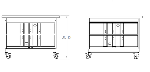 Cascade Whiteboard Maker Table - Smith System