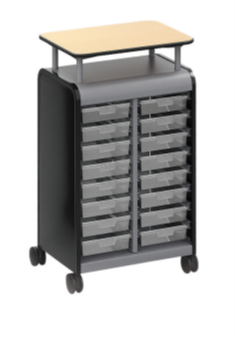 Smith System Cascade Mid Cabinet with Totes