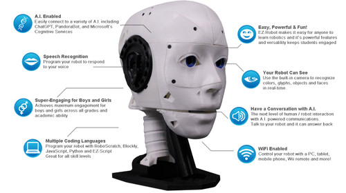 EZ-InMoov Robot Head Kit - EZ-Robot KI-0555