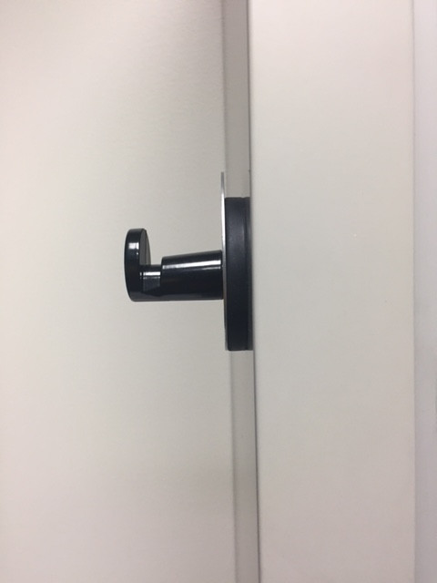 K-50 Magnetic Coat Hook with Round Back - Magnuson K-50M