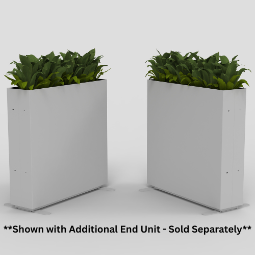 KASKAD RUN Wide End Planter - Magnuson Group KAS-R-0936H-END **Shown with Additional End Unit - Sold Separately**