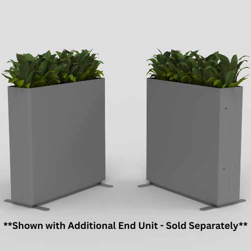 KASKAD RUN Wide Middle Planter - Magnuson Group KAS-R-0936H-MID **Shown with Additional End Unit - Sold Separately**
