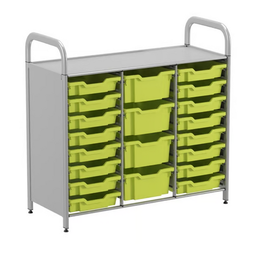 Callero Custom Low Treble Starter Unit 16 Shallow & 4 Deep Trays - Gratnells CSTA2144 Callero Custom Low Treble Starter Unit 16 Shallow & 4 Deep Trays - Gratnells CSTA2144