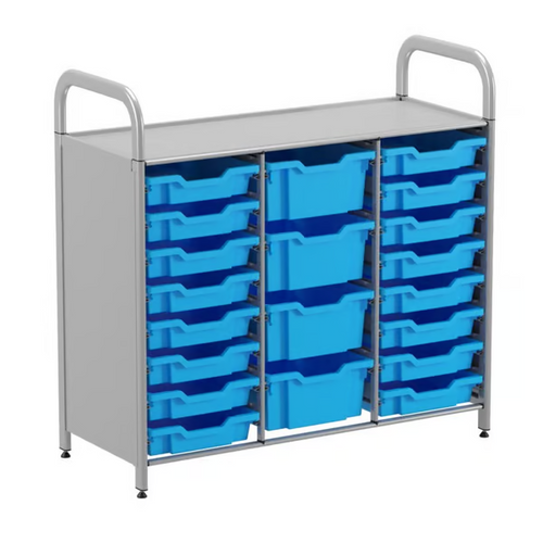 Callero Custom Low Treble Starter Unit 16 Shallow & 4 Deep Trays - Gratnells CSTA2144 Callero Custom Low Treble Starter Unit 16 Shallow & 4 Deep Trays - Gratnells CSTA2144