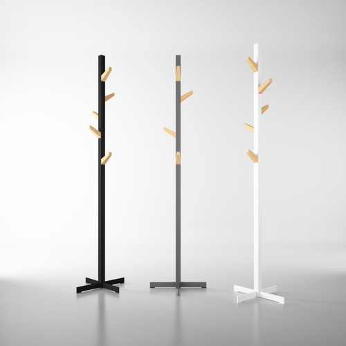 Second Tree Oak Wood Hooks Coat Tree - Magnuson SECOND TREE
