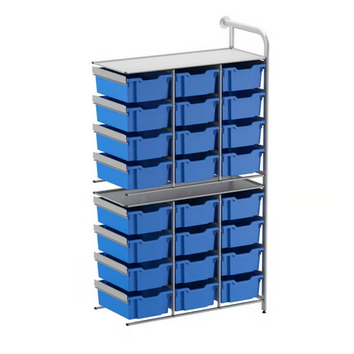 Callero Custom Tall High-Store Adder Unit 24 Deep Trays - Gratnells CADD070744