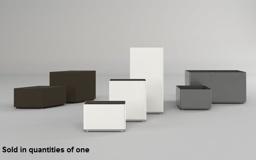 KASKAD Large Rectangle Planter - Magnuson Group KAS-1836 **Configuration Example - All Planters Sold Separately**