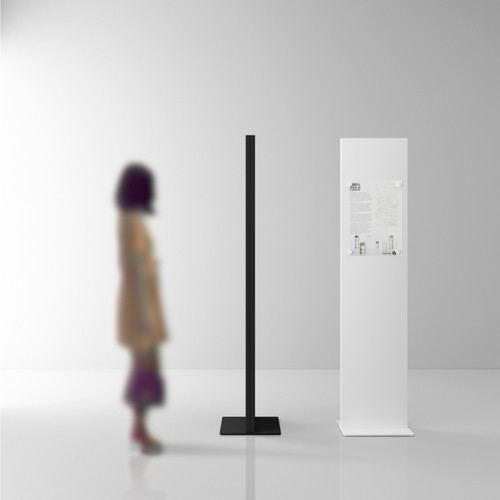 Pantalla Free Standing Vertical Message Board - Magnuson PANTALLA-FLR