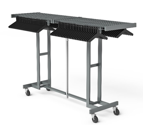 Mega Rak Hanging Folding Rack with Shelf - Magnuson Group MR-801H