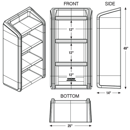 Endurance 4 Shelf - Cortech 7111