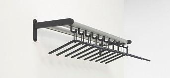Tertio Single Hooked Wall Mounted Coat Rack - Magnuson T-W/K