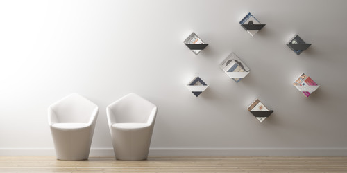 Koku Diagonal Book Shelf - Magnuson KOKU
