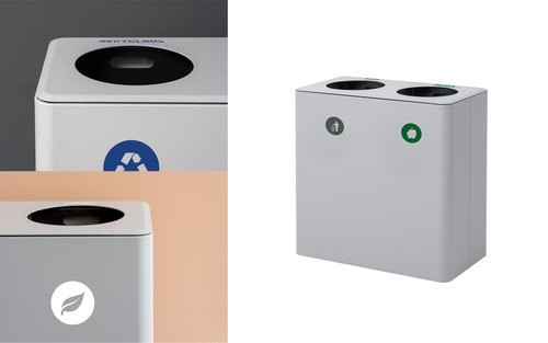 Dunk Double Waste Receptacle - Magnuson DUNK-2