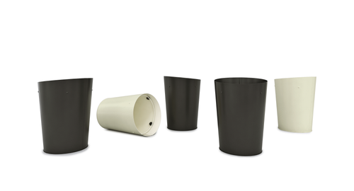 Runda Round Desk Side Waste Receptacle - Magnuson RUNDA