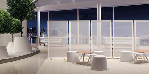 Parban Semi Translucent Space Divider - Magnuson PARBAN