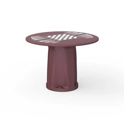 Cortech 668 Endurance Cylinder Base Molded Table w/ Game Top