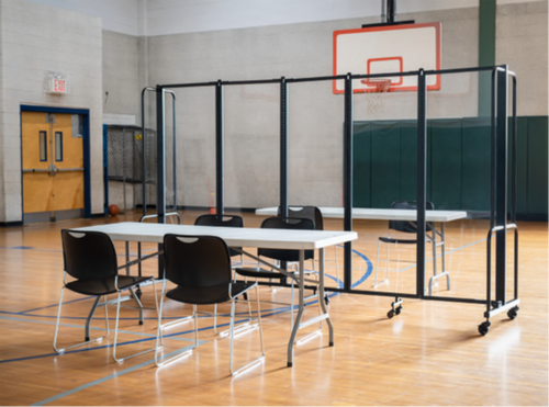 ROBO Series Clear Acrylic Panel Room Divider - NPS