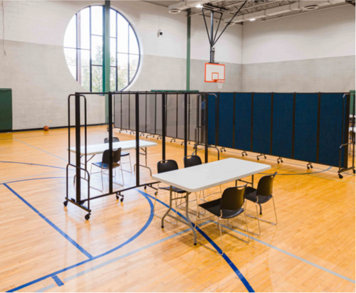 ROBO Series Clear Acrylic Panel Room Divider - NPS