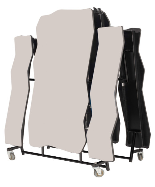 Mobile Bedrock Cafeteria Table with Benches - NPS MBTB