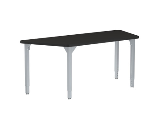 Chem-Res Adjustable Height Heavy Duty Trapezoid Activity Table - NPS Chem-Res Adjustable Height Heavy Duty Trapezoid Activity Table - NPS