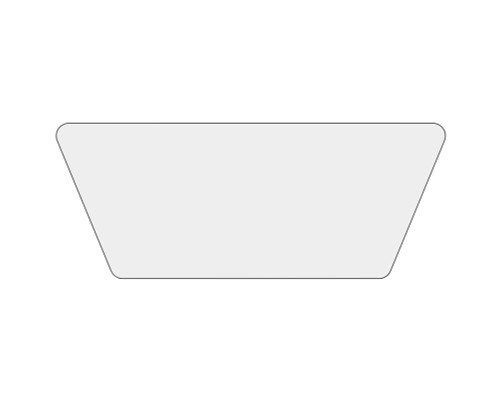 Dry Erase Adjustable Height Heavy Duty Trapezoid Activity Table - NPS **Top View**