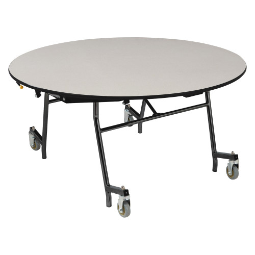 Easy Fold High Pressure Laminate Round Table - NPS Locked Position