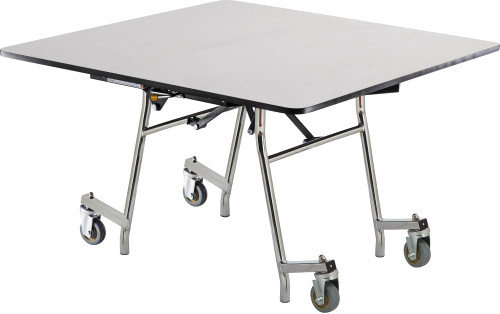 Easy Fold High Pressure Laminate Square Table - NPS Locked Position