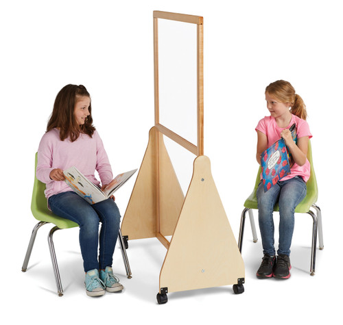 See-Thru Small Mobile Space Divider - Jonti-Craft 1656JC **Chairs Not Included**