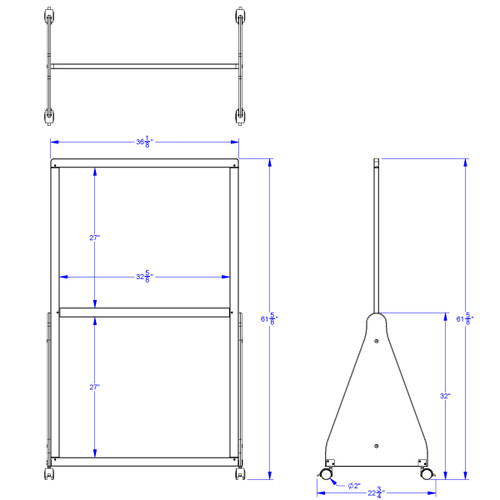 See-Thru Small Mobile Space Divider - Jonti-Craft 1656JC