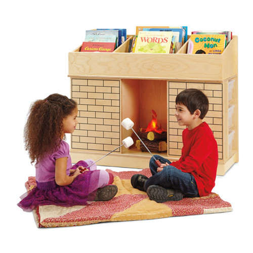 Storybook Fireplace - Jonti-Craft 3776JC **Accessories Not Included**