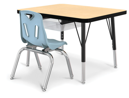 Berries Rectangle Student Desk - 24" X 30" - Jonti-Craft 6570JC **Elementary Height - Chair and Accessories Not Included**